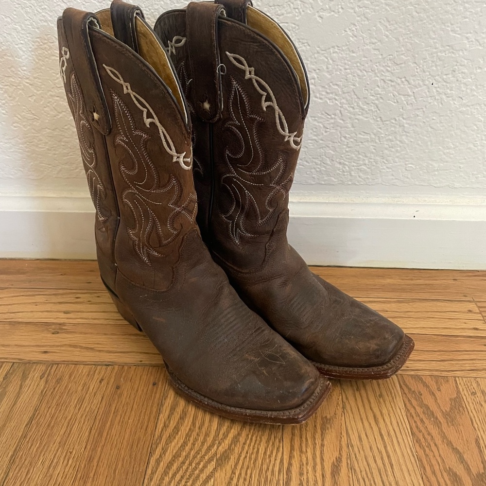 Tony Lama Dark Brown Western Boots